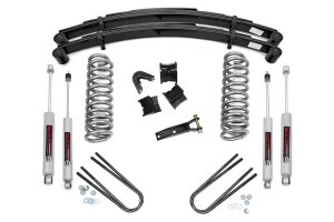 Ford F-100 Suspension Lift Kit - Rear - Rough Country - 4 Inch Lift Kit with Rear Springs and Premium N3 Shocks - '70-'76